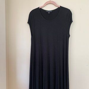 Karen Kane Cap Sleeve Swing Dress in Black